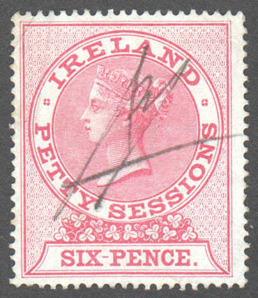 Ireland 1862 Petty Sessions 6p Used - Click Image to Close